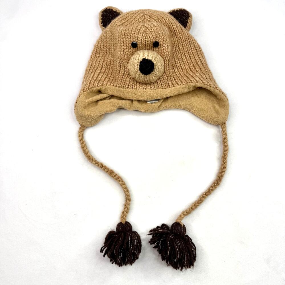 DeLux Brown Bear Knitted Hat
